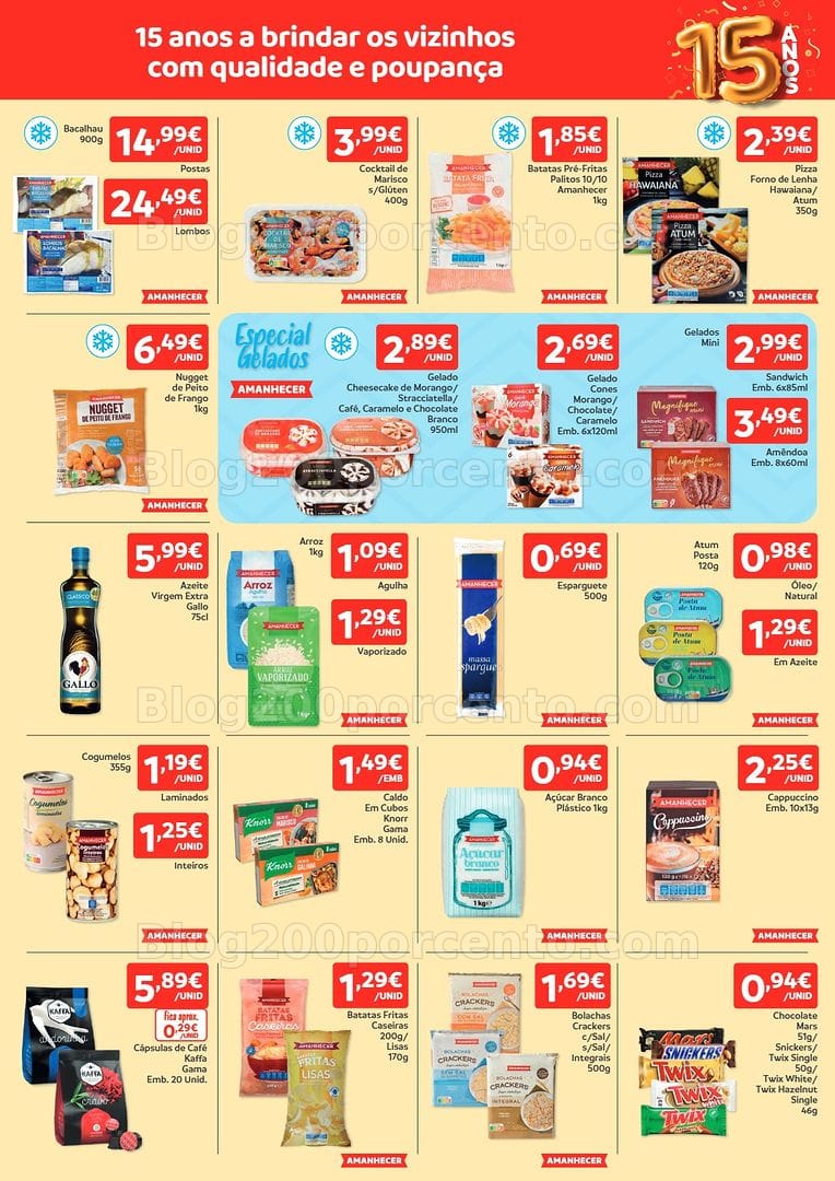 Antevisão Folheto AMANHECER Promoções de 9 a 15 julho